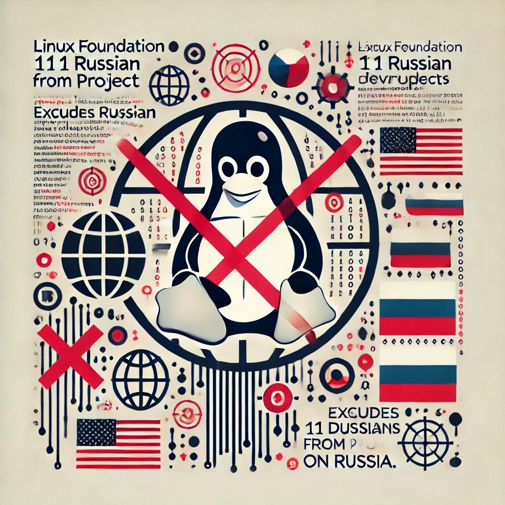 Linux Foundation、米国のロシア制裁を理由に11名のロシア開発者をプロジェクトから除外